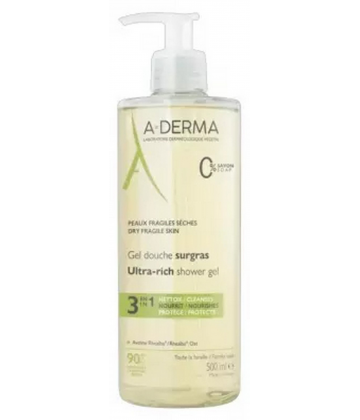 A-Derma Gel Douche Surgras 3en1