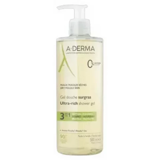 A-Derma Gel Douche Surgras 3en1 - image 2