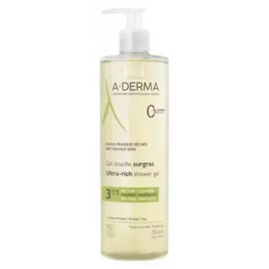 A-Derma Gel Douche Surgras 3en1 - image 3
