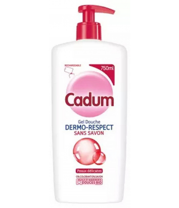 Cadum Gel Douche Dermo-Respect Sans Savon