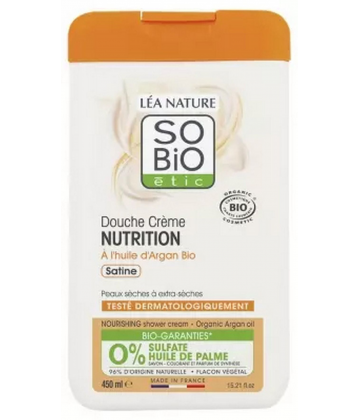 Léa Nature SO BIO étic Douche Creme Nutrition à l'Huile d'Argan Bio