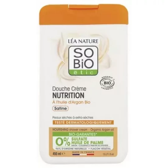 Léa Nature SO BIO étic Douche Creme Nutrition à l'Huile d'Argan Bio - image 2