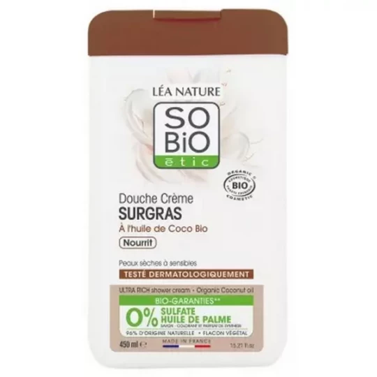 Léa Nature SO BIO étic Douche Creme Surgras à l'Huile de Coco Bio - image 2