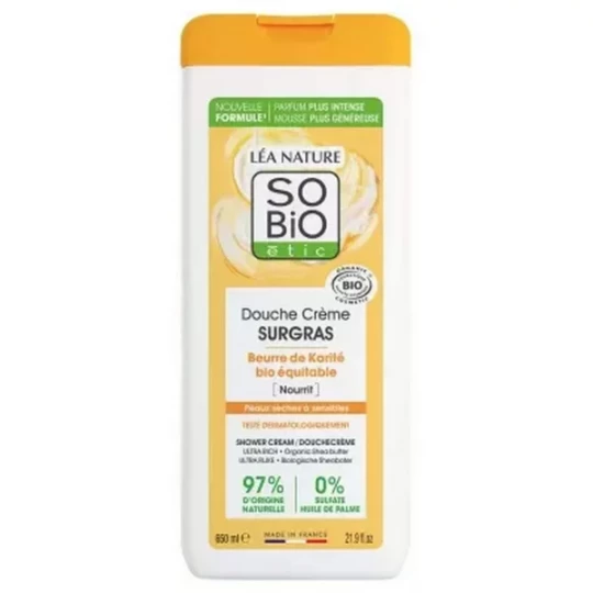 Léa Nature SO BIO étic Douche Crème Surgras Beurre de Karité Bio - image 2