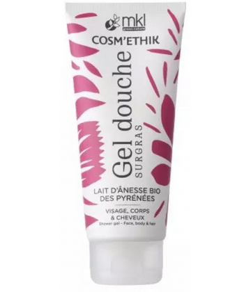 MKL Green Nature Cosm-Ethik Gel Douche Surgras Lait d'Ânesse Bio des Pyrénées