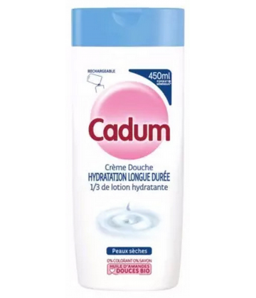 Cadum Crème Douche Hydratation Longue Durée