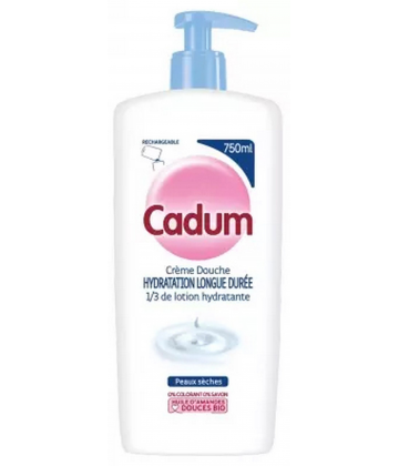 Cadum Crème Douche Hydratation Longue Durée