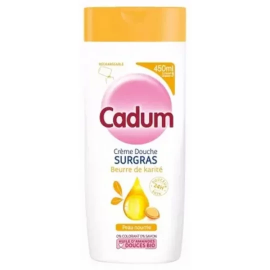 Cadum Crème Douche Surgras Beurre de Karité