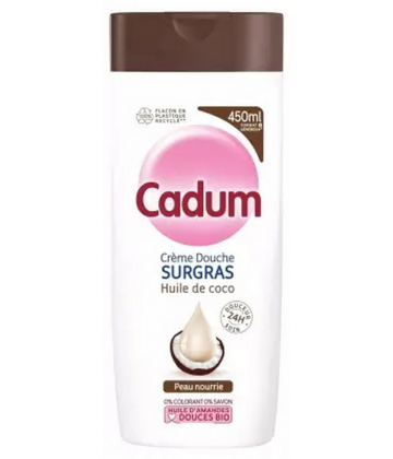 Cadum Creme Douche Surgras Huile de Coco