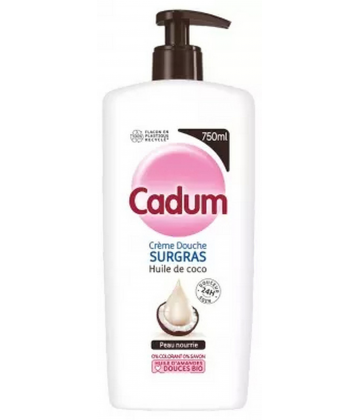 Cadum Creme Douche Surgras Huile de Coco