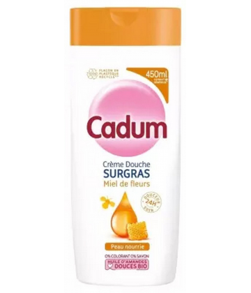 Cadum Crème Douche Surgras Miel de Fleurs
