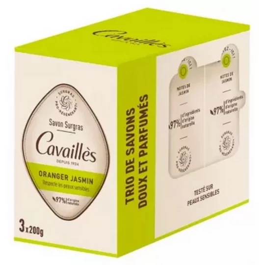 Rogé Cavaillès Savon Surgras Oranger Jasmin