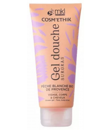 MKL Green Nature Cosm-Ethik Gel Douche Surgras Peche Blanche Bio de Provence