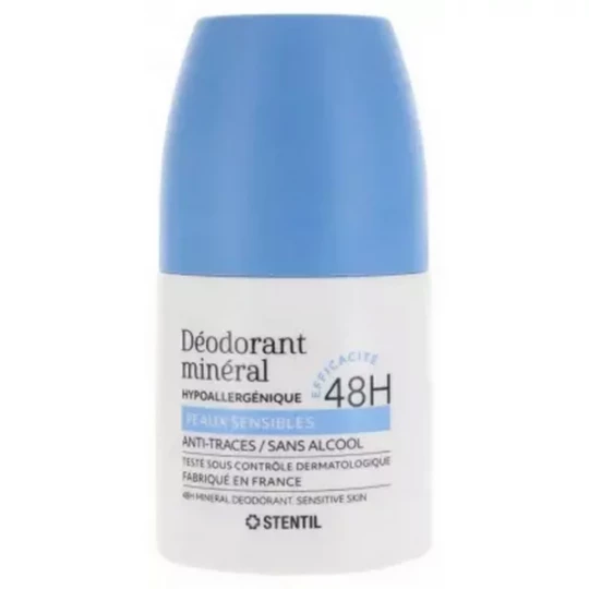 Stentil Déodorant Minéral Peaux Sensibles 48H Roll'On - image 2