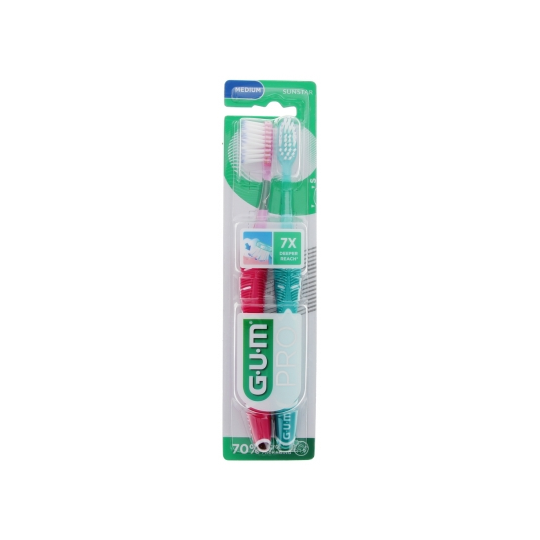 GUM Technique Pro Duo Pack Brosses à Dents Médium x 2 - image 2