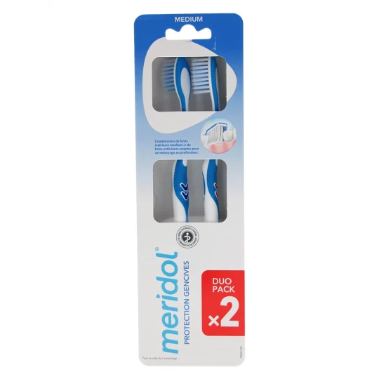 Meridol Duo-Pack Brosses à Dents Medium