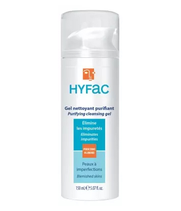 Hyfac Gel Nettoyant Dermatologique Visage et Corps