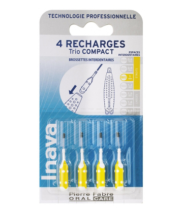 Inava Brossettes Recharges pour Trio Compac x 4