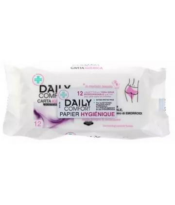 BioGenya Daily Comfort Lingettes Papier Hygiénique Lingettes