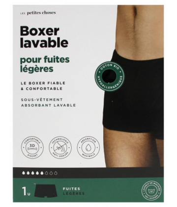 Les Petites Choses Boxer Lavable Homme Fuites Légeres