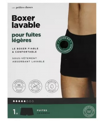 Les Petites Choses Boxer Lavable Homme Fuites Légeres