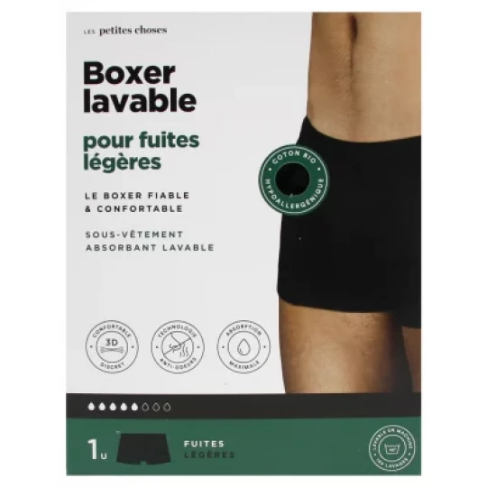 Les Petites Choses Boxer Lavable Homme Fuites Légeres