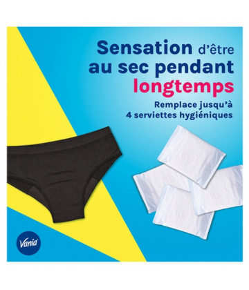 Vania Culotte de Regles Flux Abondant 1 Culotte
