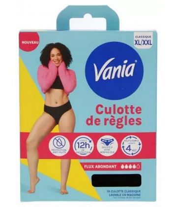 Vania Culotte de Regles Flux Abondant 1 Culotte