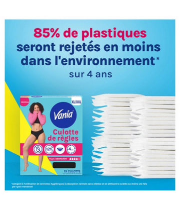 Vania Culotte de Regles Flux Abondant 1 Culotte