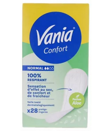 Vania Confort Aloe Normal Protège-Lingeries x 28