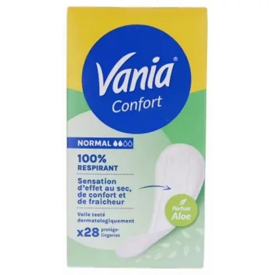Vania Confort Aloe Normal Protège-Lingeries x 28