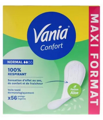 Vania Confort Aloe Normal Protège-Lingeries x 56