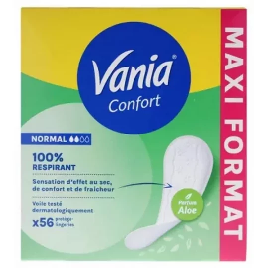 Vania Confort Aloe Normal Protège-Lingeries x 56
