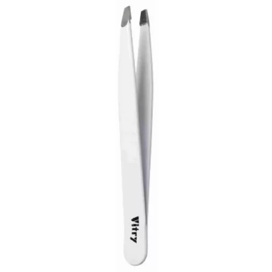 Vitry Pince à Épiler Professionnelle Mors Biais Inox Couleur 9 cm