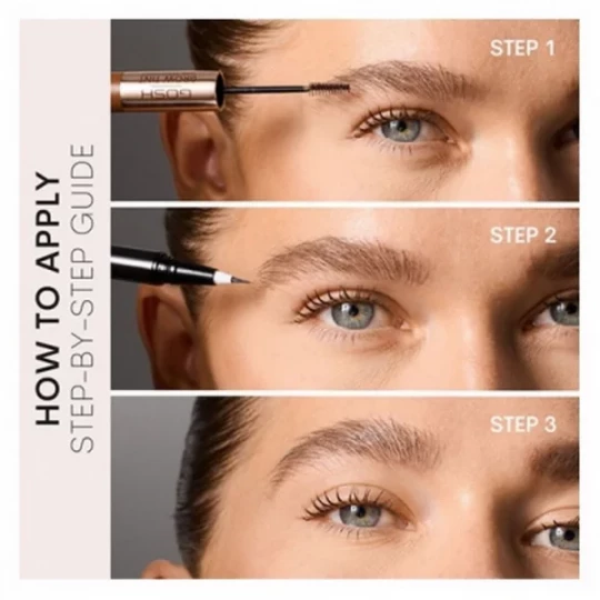 Gosh Copenhagen Gel Teinture Sourcils Semi-permanent - image 3
