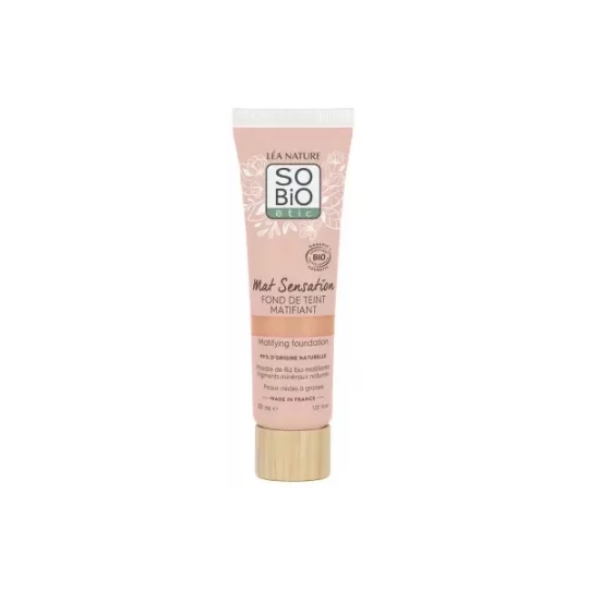 Léa Nature SO BIO étic Mat Sensation Fond de Teint Matifiant Bio 30 ml