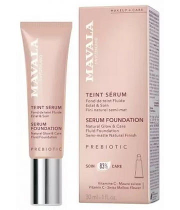 Mavala Teint Sérum Fond de Teint Fluide Éclat & Soin 30 ml