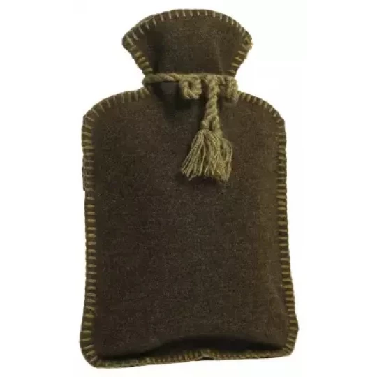 Calindoo Bouillotte à Eau et sa Housse Flanelle 2 L
