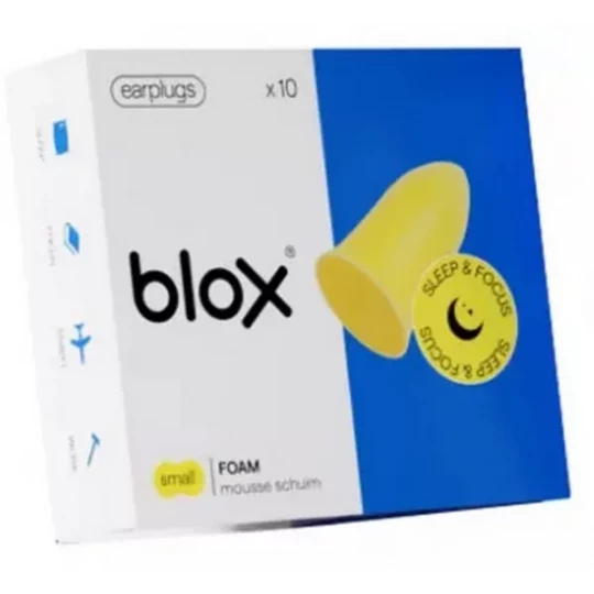 Blox Sleep & Focus Bouchons d'Oreille en Mousse Small 10 Unités - image 1