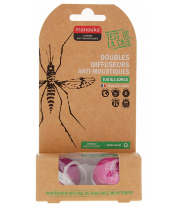 Manouka Doubles Diffuseurs Anti-Moustiques