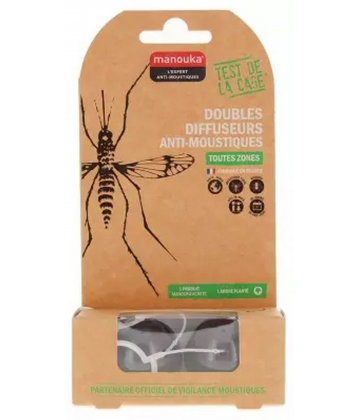 Manouka Doubles Diffuseurs Anti-Moustiques