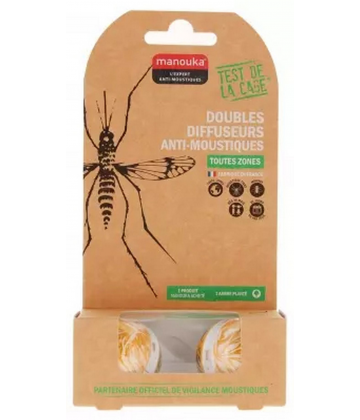 Manouka Doubles Diffuseurs Anti-Moustiques