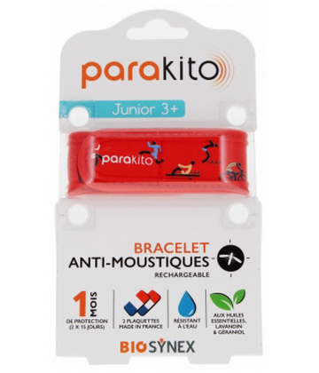 Para'Kito Bracelet Anti-Moustiques Rechargeable Junior