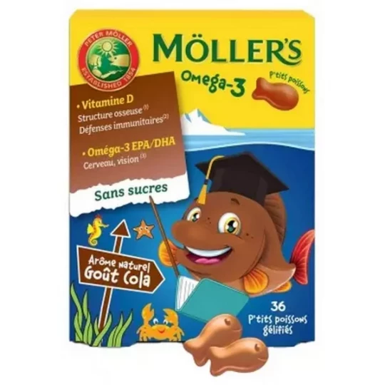 Moller-s Omega-3 P-tits Poissons Gommes x 36 - image 2
