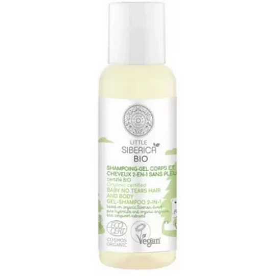 Natura Siberica Little Siberica Shampoing-Gel Corps et Cheveux 2en1 Sans Pleurs Bio