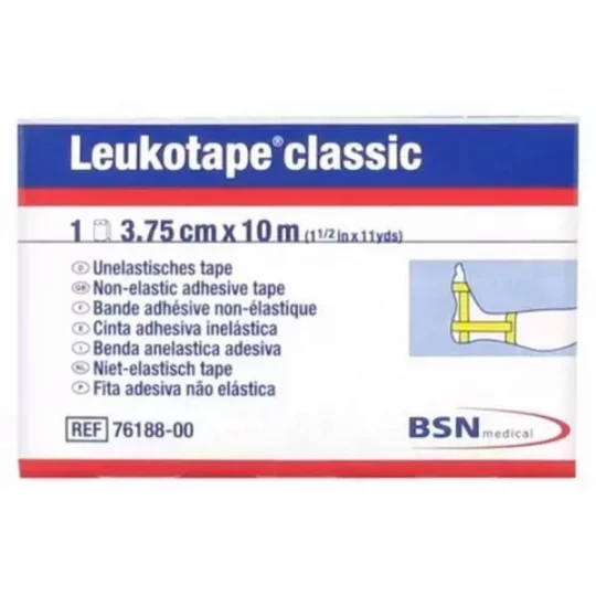 Essity Leukotape Classic Bande Adhésive Non-Elastique 3.75 cm x 10 m