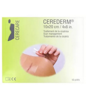 Cerederm Rectangle Traitement de la Cicatrice x 10