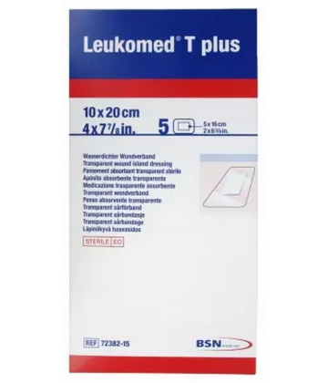 Essity Leukomed T Plus 5 Pansements Absorbants Transparents Stériles