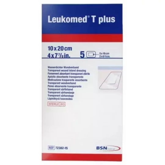 Essity Leukomed T Plus 5 Pansements Absorbants Transparents Stériles
