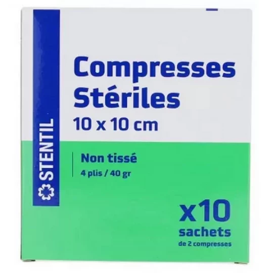 Stentil Compresses Stériles Non Tissées - image 5